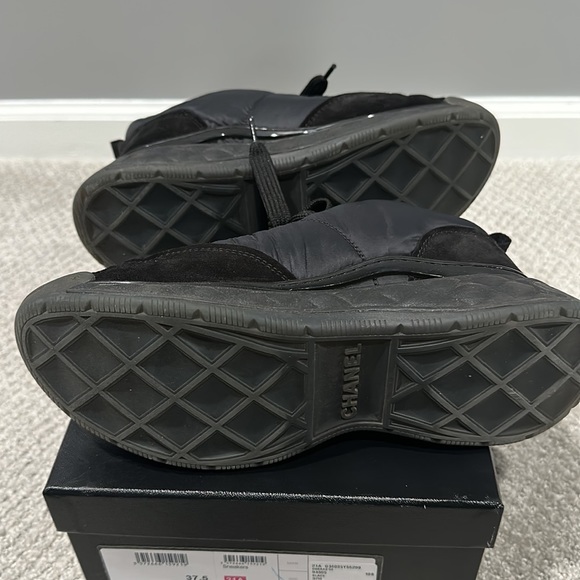 Chanel Sneakers Black 37.5 - Picture 10 of 10
